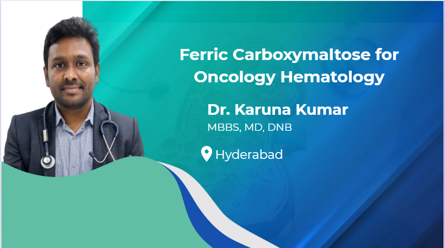Ferric Carboxymaltose for Oncology Hematology