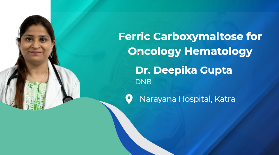 Ferric Carboxymaltose for Oncology Hematology