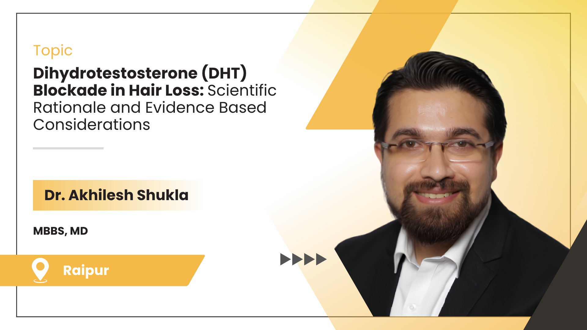 Dihydrotestosterone (DHT) Blockade in Hair Loss: Scientific Rationale and Evidence Based Considerations