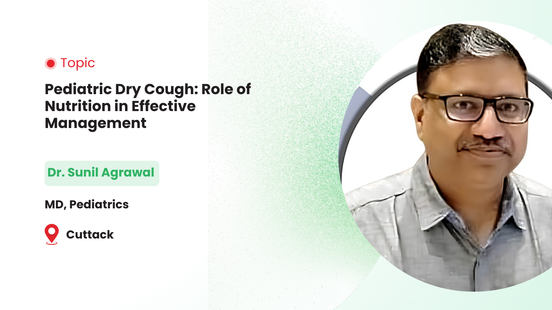 Pediatric Dry Cough: Role of Nutrition in Effective Management